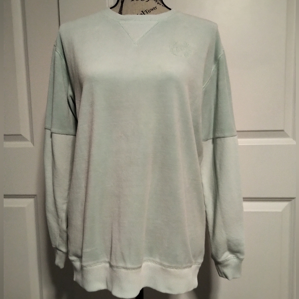 PINK Victoria's Secret Light Green Sweatshirt